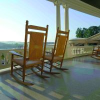 rocking chairs on flsh veranda