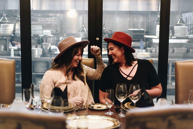 Girlfriends Laughing