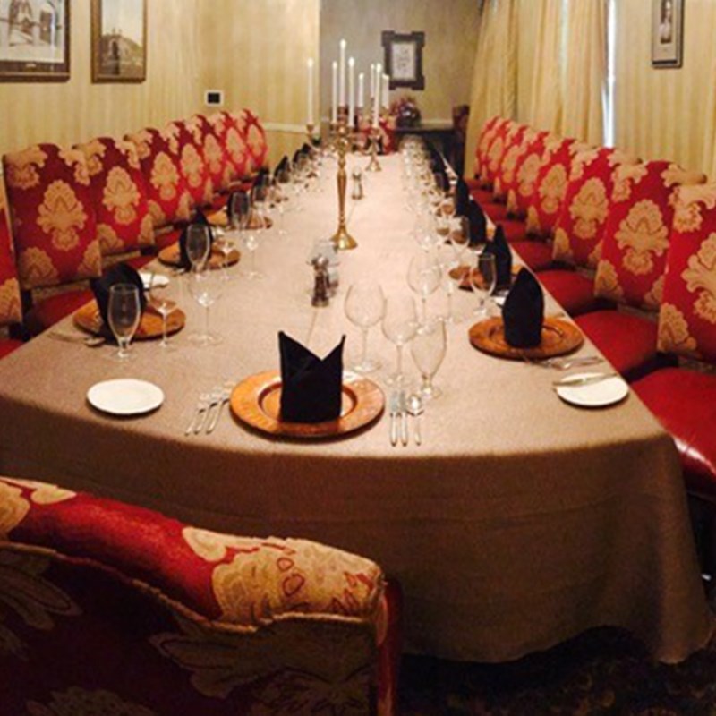 Sinclair’s Private Dining Room Table